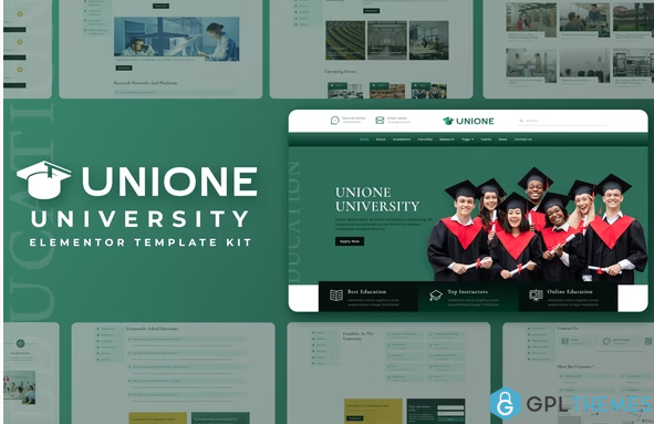 Unione University Elementor Template Kit