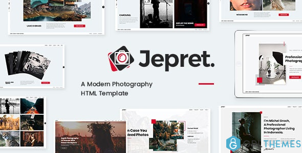 jepret themeforest html.  large preview 1