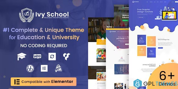 IvyPrep – Education School WordPress Theme