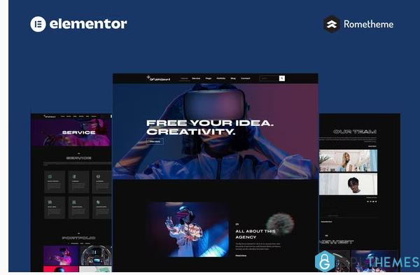 DUrban Digital Agency Elementor Pro Full Site Template Kit