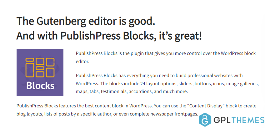 PublishPress – Blocks Pro