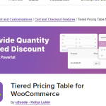 Tiered Pricing Table for WooCommerce