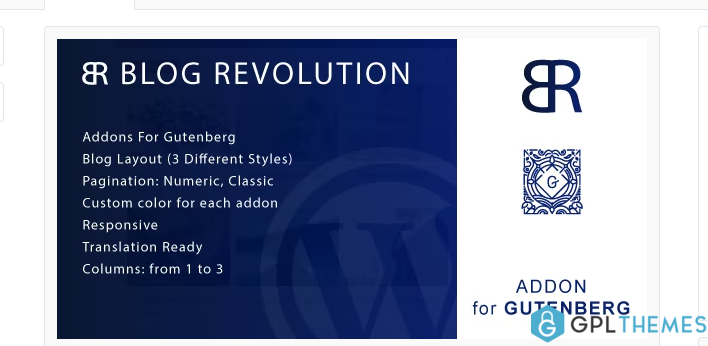 Blog-Revolution-for-Gutenberg-WordPress-Plugin