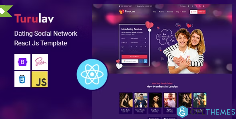 TuruLav-–-Dating-Social-Network-React-Js-Template