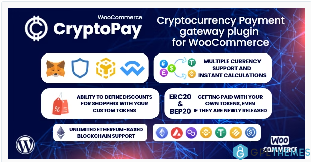 CryptoPay-WooCommerce-Cryptocurrency-payment-gateway-plugin