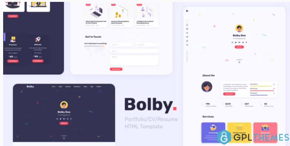 Bolby-Portfolio-CV-Resume-HTML-Template