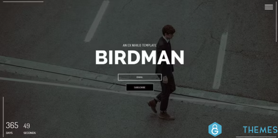 Birdman-Responsive-Coming-Soon-Page