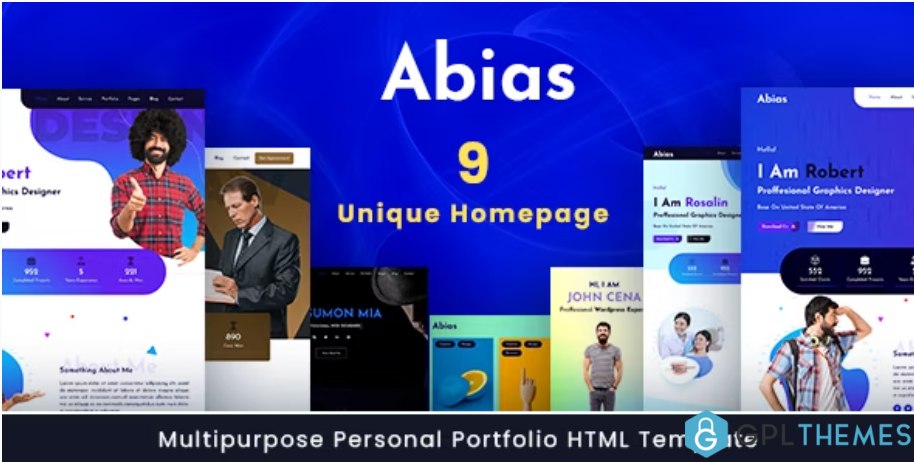 Abias Multipurpose Bootstrap 5 HTML Template