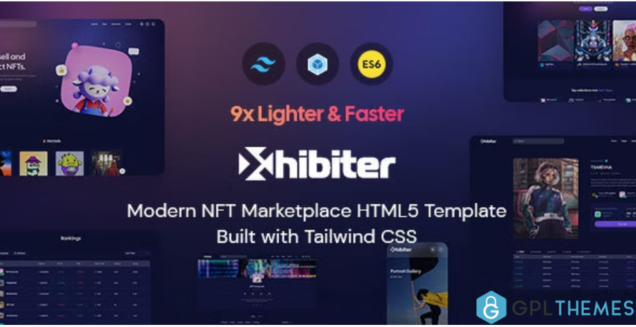 Xhibiter-NFT-Marketplace-HTML-Template