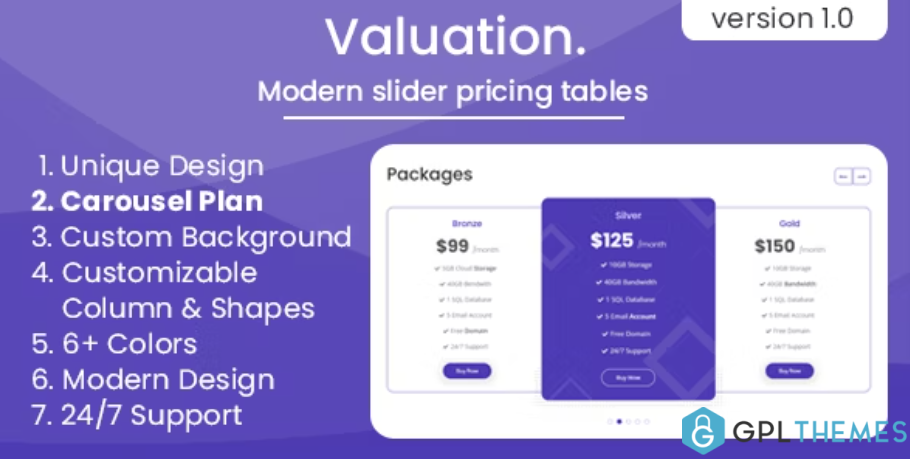 Valuation-Modern-slider-pricing-tables