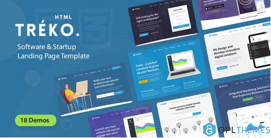 Treko-Startup-and-Software-Landing-Page-template