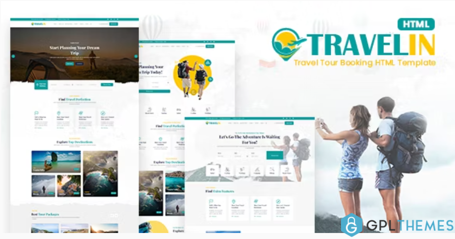 Travelin Travel Tour Booking HTML Templates