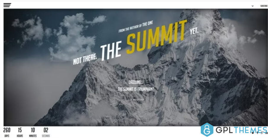The-Summit-Responsive-Coming-Soon-Page