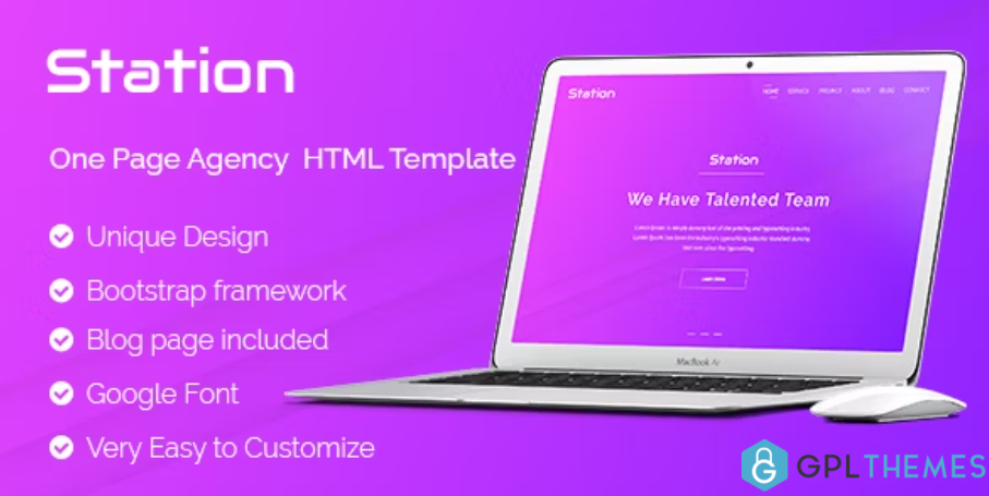 Station-Agency-HTML-Template