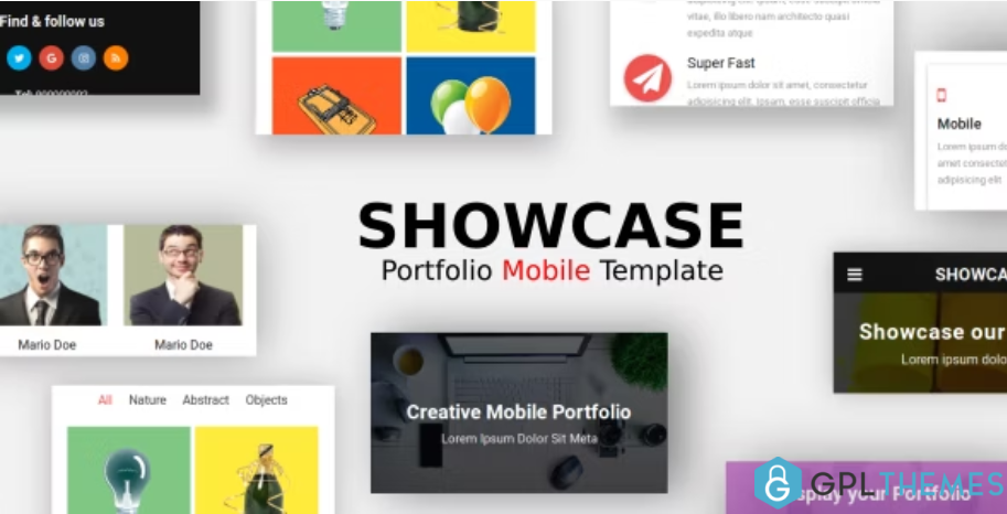 Showcase-Portfolio-Mobile-Template