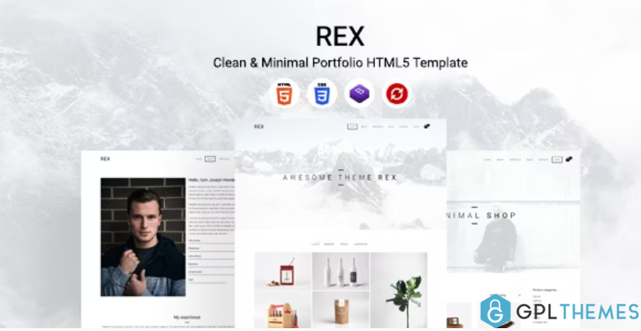 Rex-Clean-Minimal-Portfolio-HTML5-Template