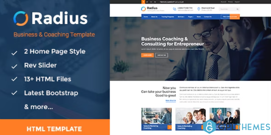 Radius-Training-Coaching-Consulting-Business-HTML-Template