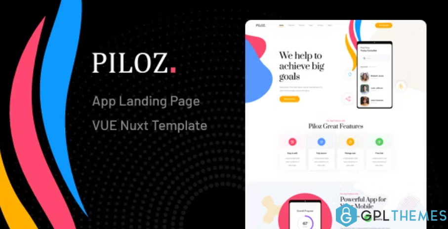 Piloz-Vue-Nuxt-App-Landing-Page-Template