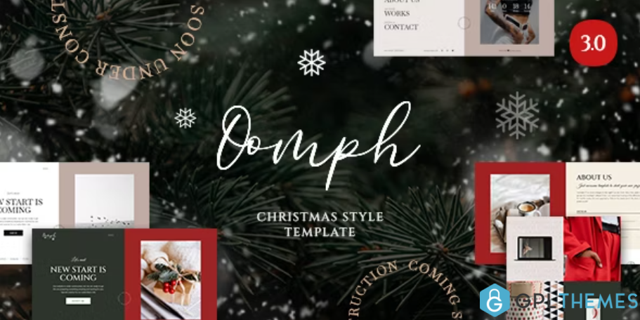 Oomph-Christmas-Style-Coming-Soon-Landing-Page-Template