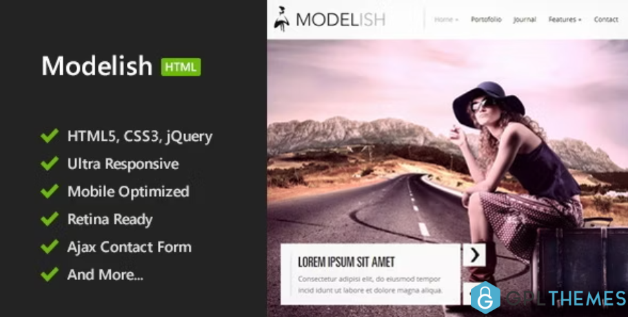 Modelish-HTML5-Site-Template