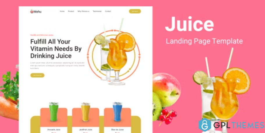 Mehu-Juice-Landing-Page-Template