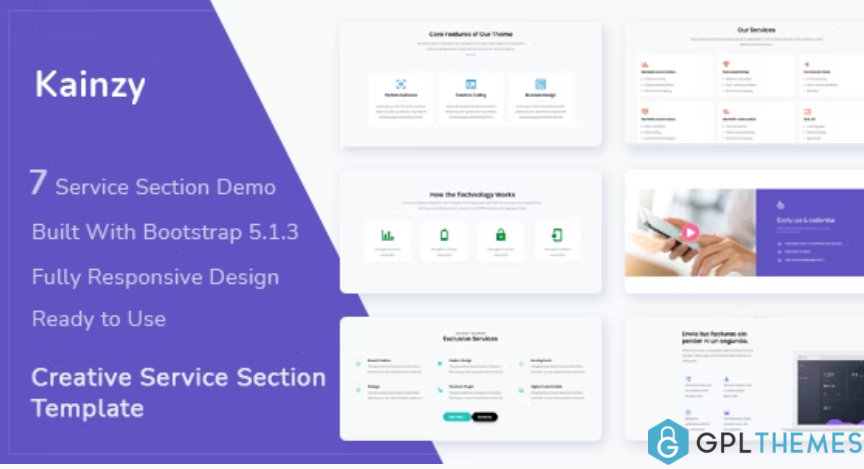 Kainzy-Service-Section-Template