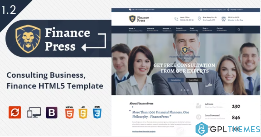 Finance-Press-Business-HTML5-Template