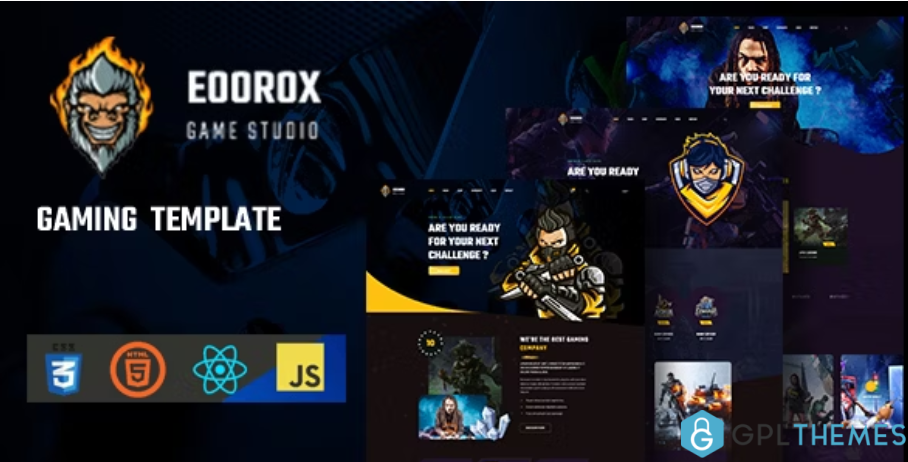 Eoorox-React-Gaming-and-eSports-Template