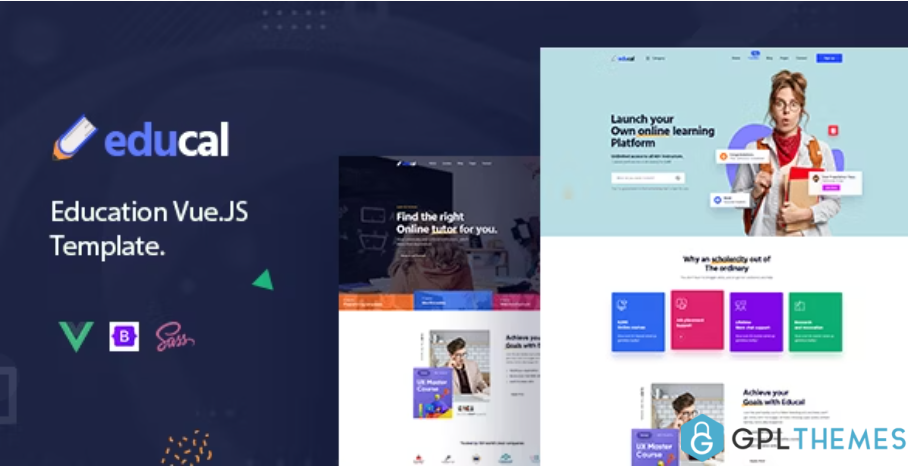 Educal-Online-Learning-and-Education-Vue-js-Template-RTL