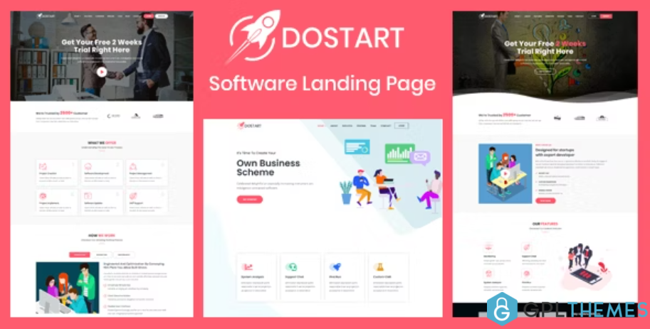 Dostart-Startup-Landing-Page