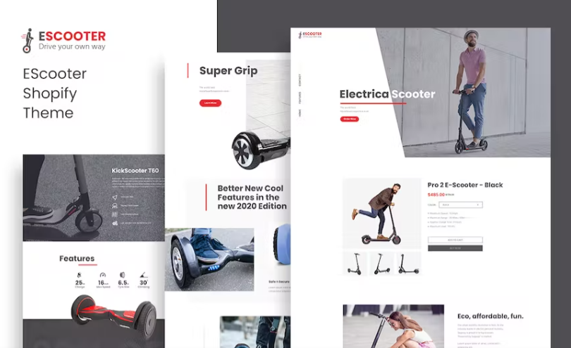 Escoot-Single-Product-Shopify-Theme