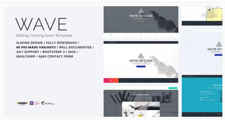 WAVE-Sliding-Coming-Soon-Template