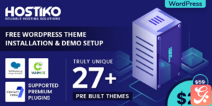 Hostiko WordPress WHMCS Hosting Theme 2.1.3