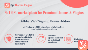 AffiliateWP Sign up Bonus Addon