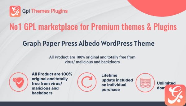 Graph Paper Press Albedo WordPress Theme
