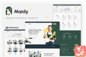 Maidy - Cleaning Service Elementor Template Kit