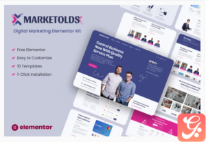 Marketolds - Digital Marketing Elementor Template Kit