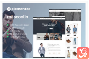 Mascoolin - Fashion Store Elementor Template Kit
