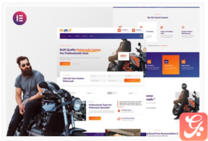 Modif - Custom Motorcycle Supermotard Elementor Template Kit