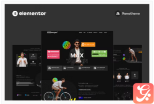 MAX - Content Creator Elementor Pro Full Site Template Kit