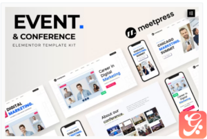Meetpress - Event & Conference Elementor Template Kit