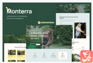 Monterra - Gardening and Landscaping Elementor Template Kit