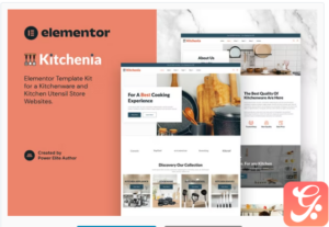 Kitchenia – Kitchenware & Cooking Utensils Store Template Kit