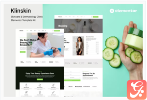 Klinskin - Skincare & Dermatology Clinic Elementor Template Kit