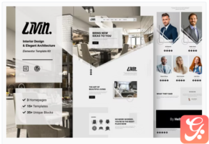 Livin - Interior Design & Architecture Elementor Template Kit