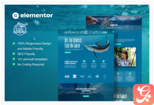 Joran - Fishing Club Elementor Template Kit