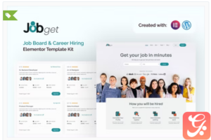 Jobget Job Board & Career Hiring Elementor Template Kit
