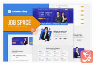Job Space - Job Board & Recruitment Elementor Template Kit