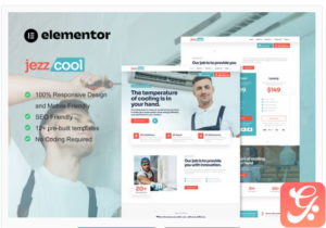 JezzCool - AC Repair Services Elementor Pro Template Kit