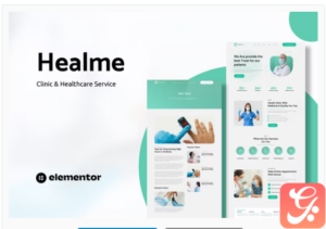 Healme - Clinic & Healthcare Service Elementor Template Kits
